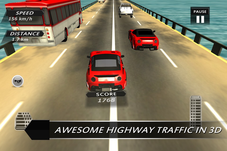 Traffic Race 3D - Highway XMas截图5