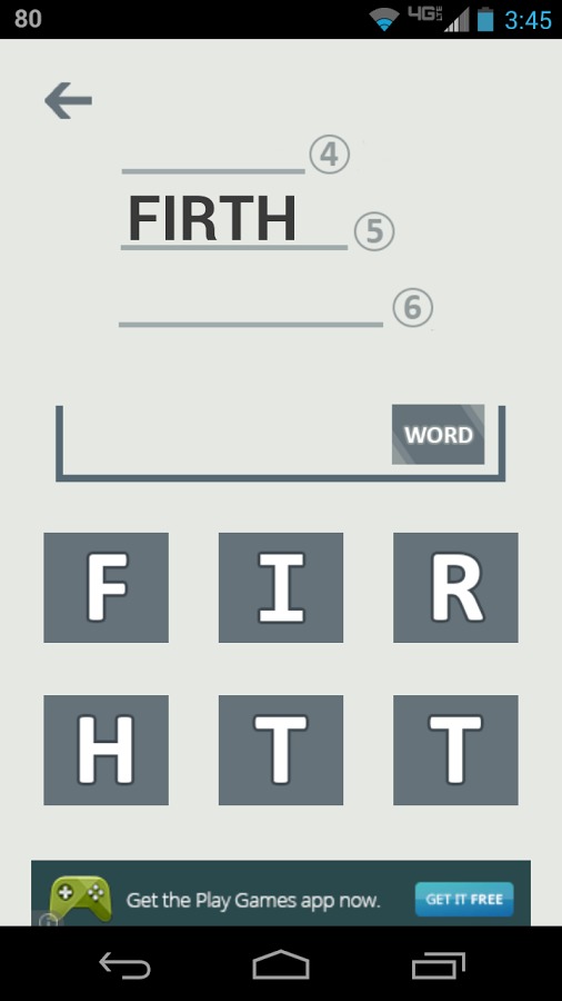 4-5-6 FREE: Word Game截图3