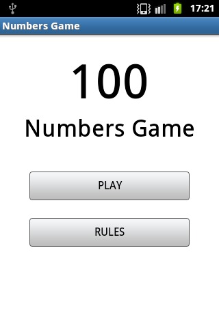 100 Numbers Game截图1