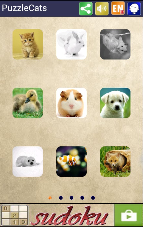 Sliding Puzzle Cats截图3