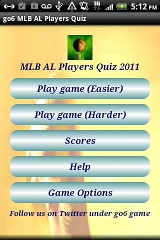 go6 MLB AL Players Quiz Free截图1