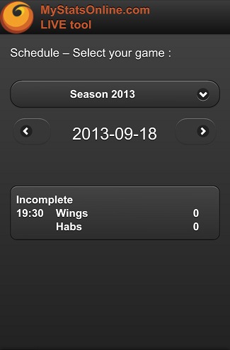 Hockey League Live Stats截图2