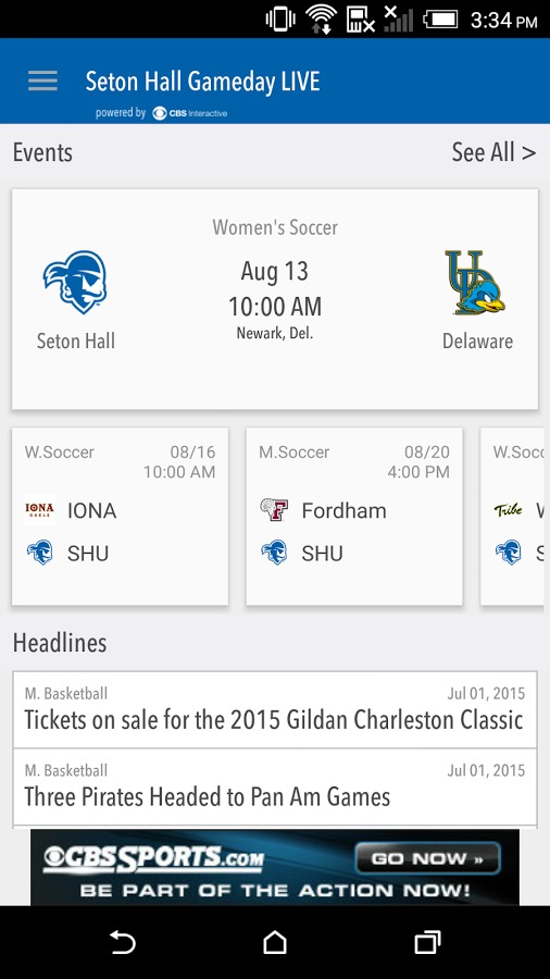 SHU Pirates Gameday LIVE截图1