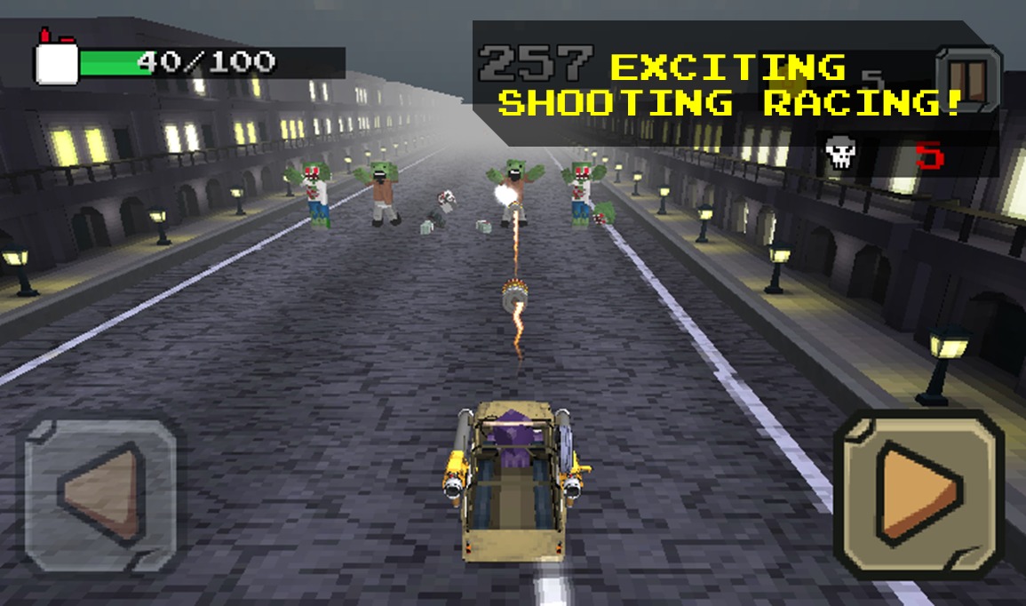 Pixel Rider - Zombie Shooter截图2