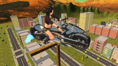 Flying Moto Bike City Ride 3D截图1