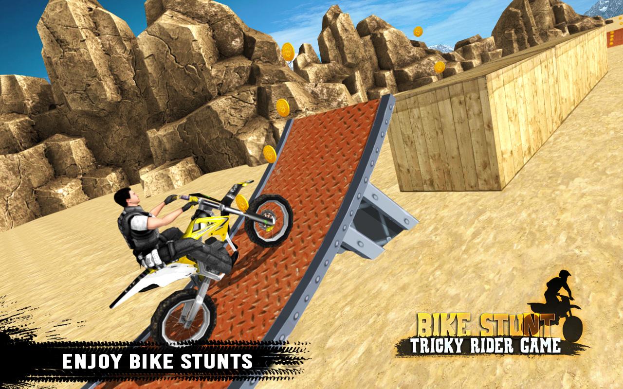 Bike Stunt Tricky Rider Game截图5