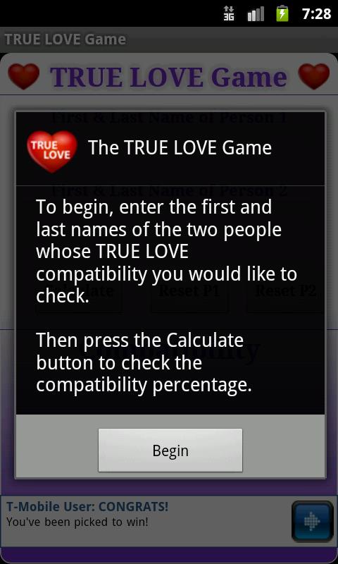 TRUE LOVE Game截图2