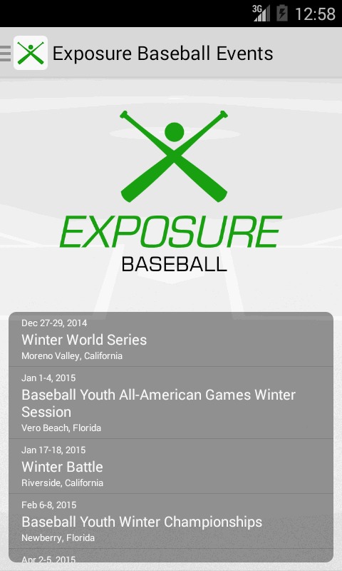 Exposure Basetball Events截图2