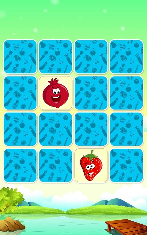 Fruits Memory Match Game截图1