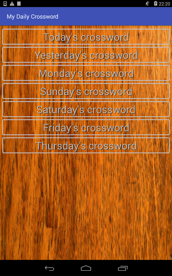 My Daily Crossword截图4