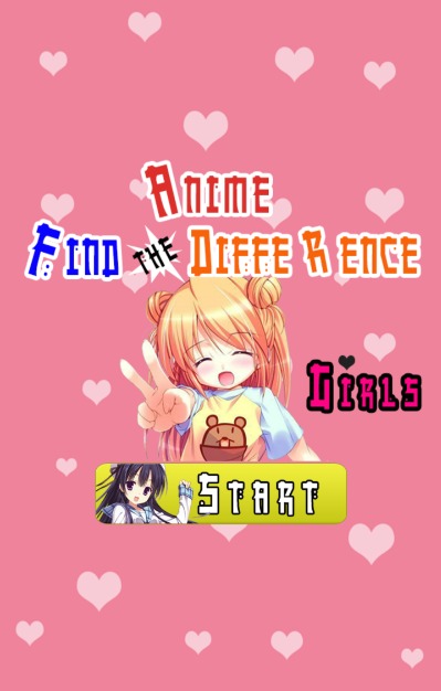 Girl Anime Find The Difference截图5