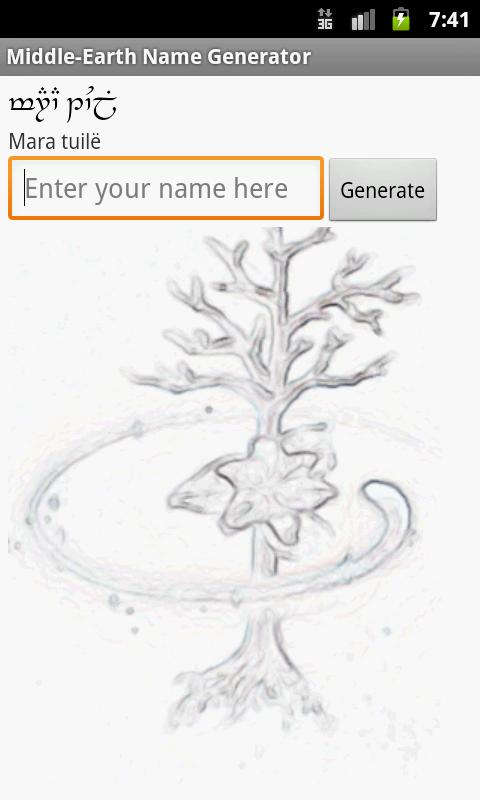 Middle-earth Name Generator截图2