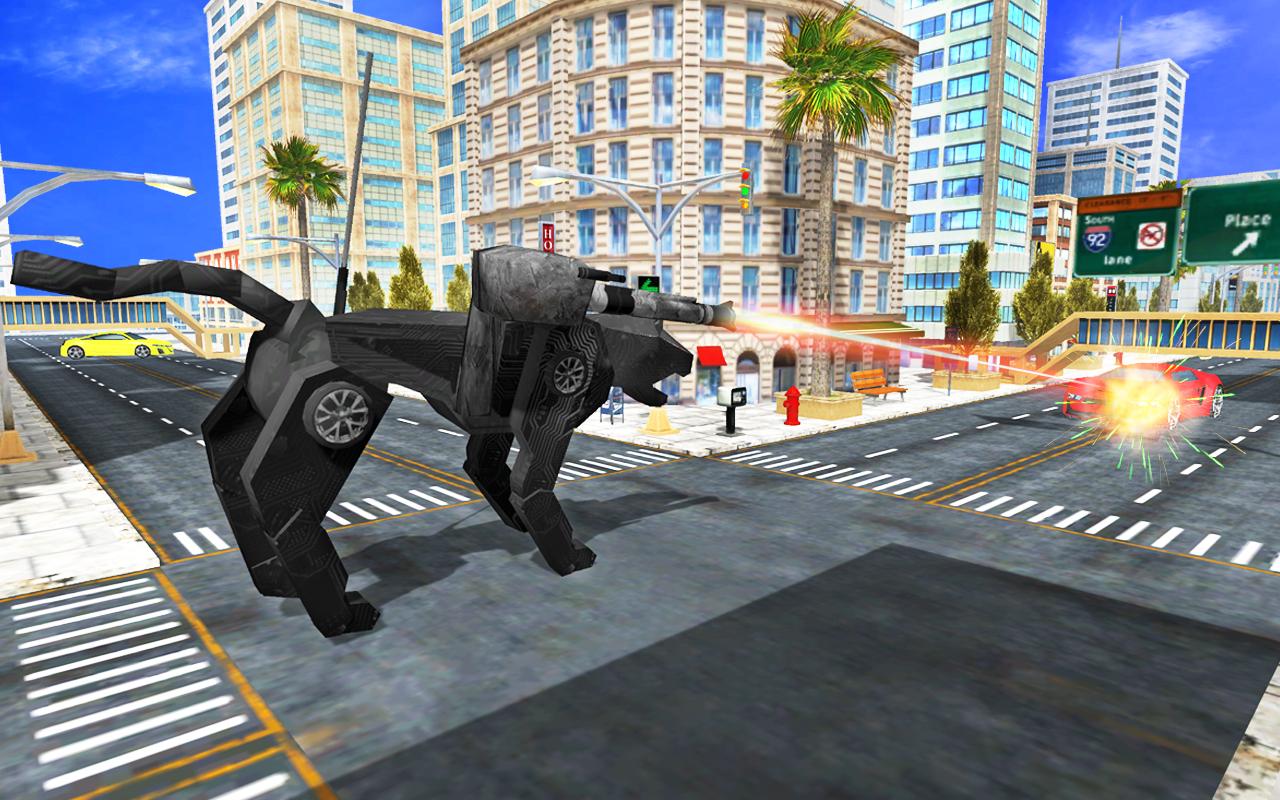 Panther Robot Transformation: Crime City Battle截图2