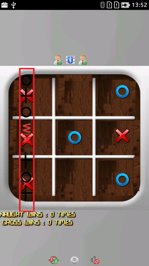 Tic-tac-toe over Bluetooth截图1