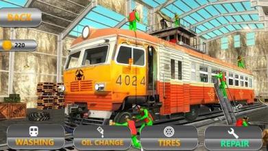 Train Mechanic Simulator 2018: Workshop Garage 3D截图4