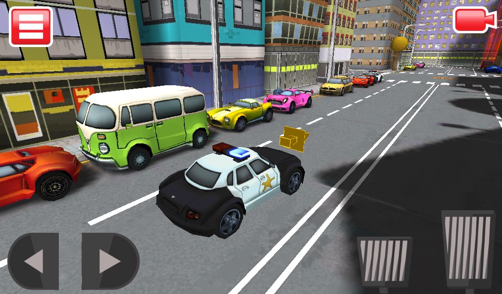 3D Police Car Chase截图2