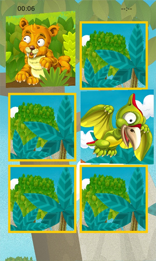 Dinosaur Fun Memory Puzzle截图5