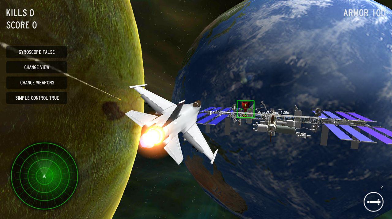 F16 Fighter 3D Space War截图1