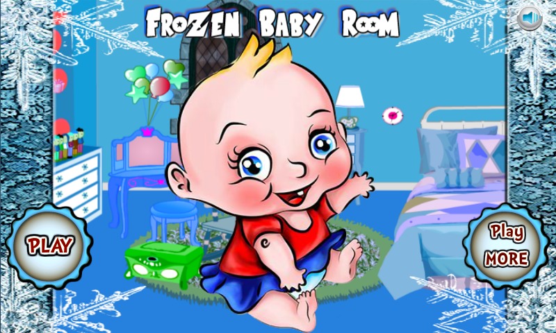 Frozen Princess Baby Room Game截图1