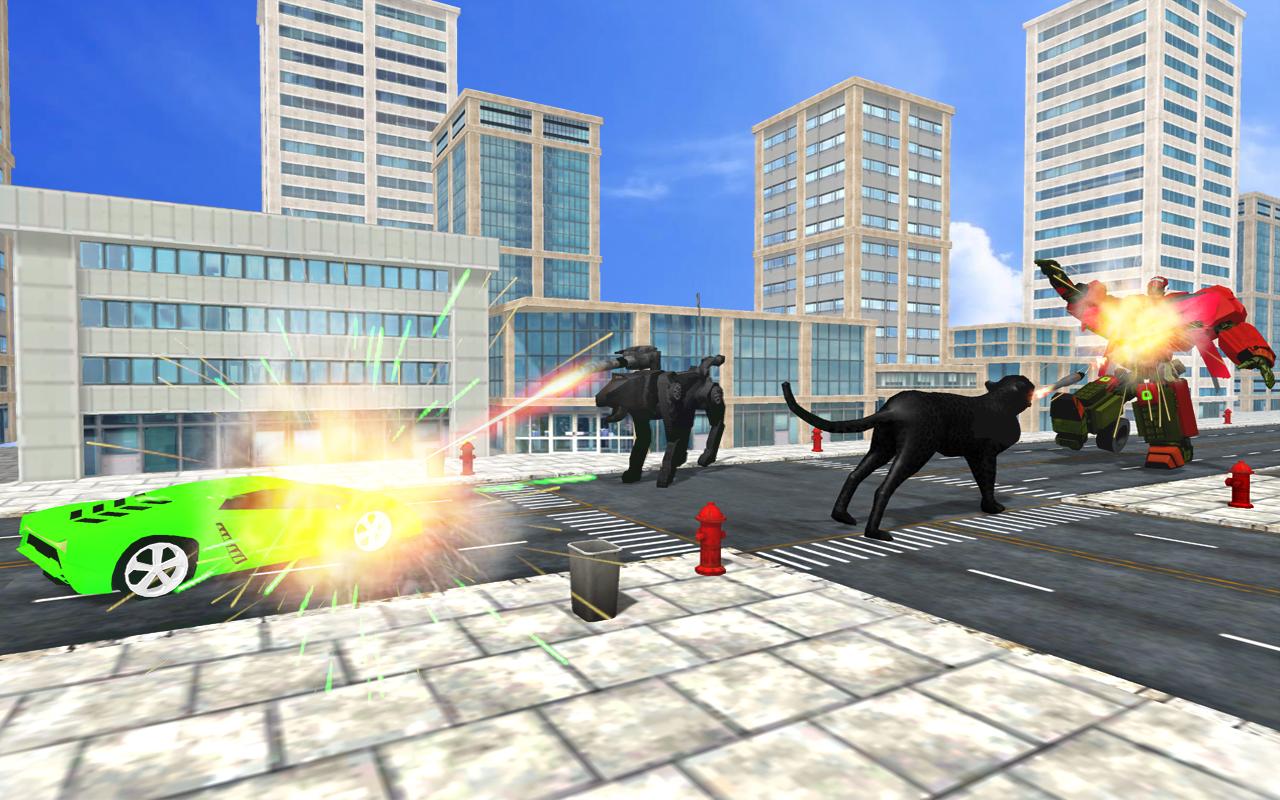 Panther Robot Transformation: Crime City Battle截图3