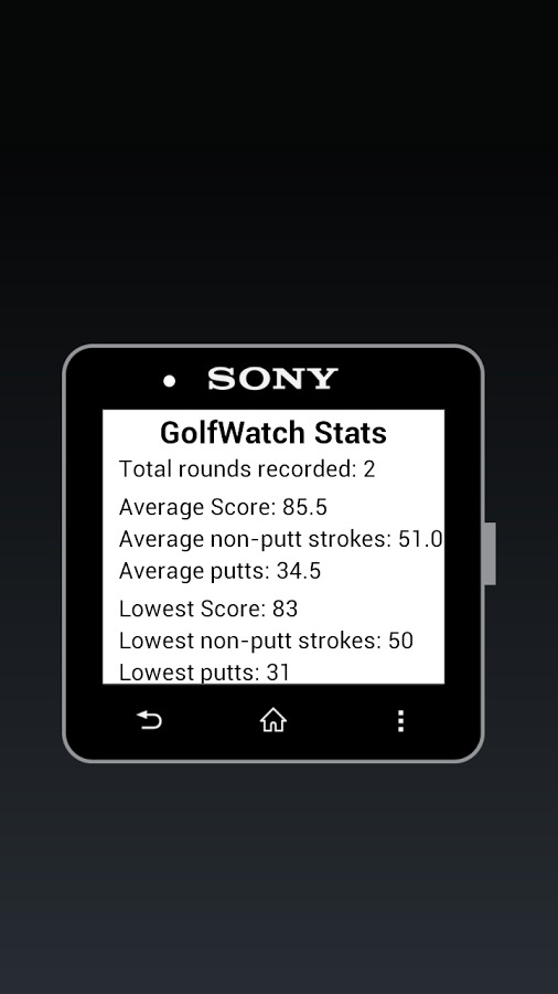 Golf SmartWatch截图3