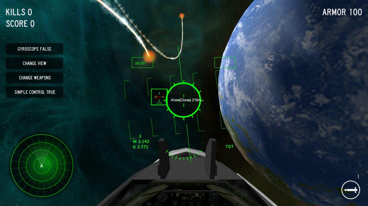 F16 Fighter 3D Space War截图4