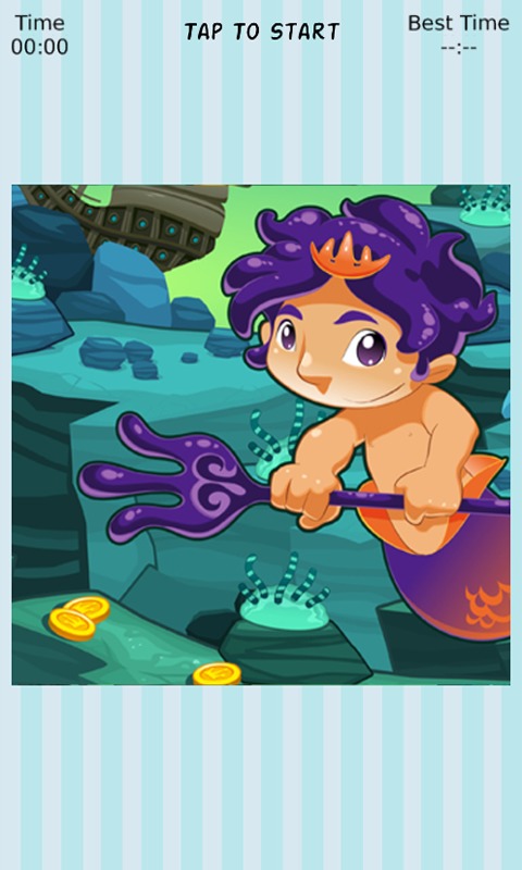 Little Mermaid Sliding Puzzle截图2