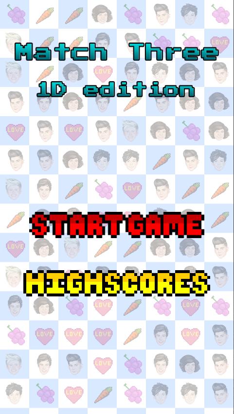 Match Three One Direction Game截图1