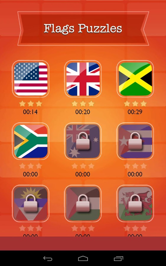 World Flags Quiz Slide Puzzle截图1