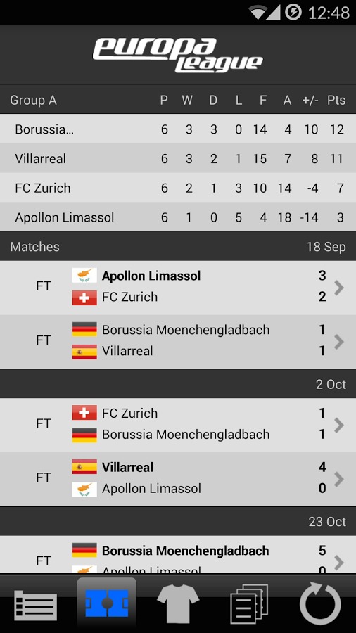 LiveScore Europa League截图4