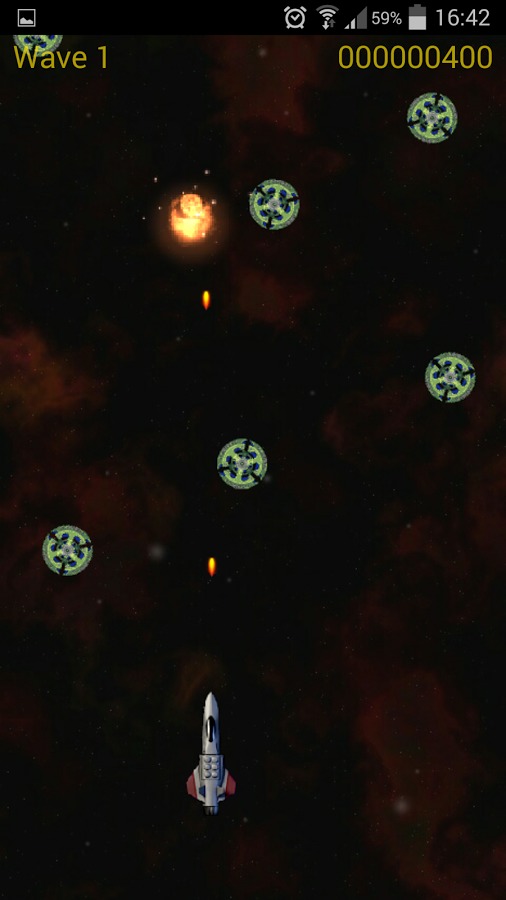 DroidScript Space Shooter DEMO截图2