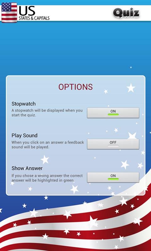 US States and Capitals Quiz截图2
