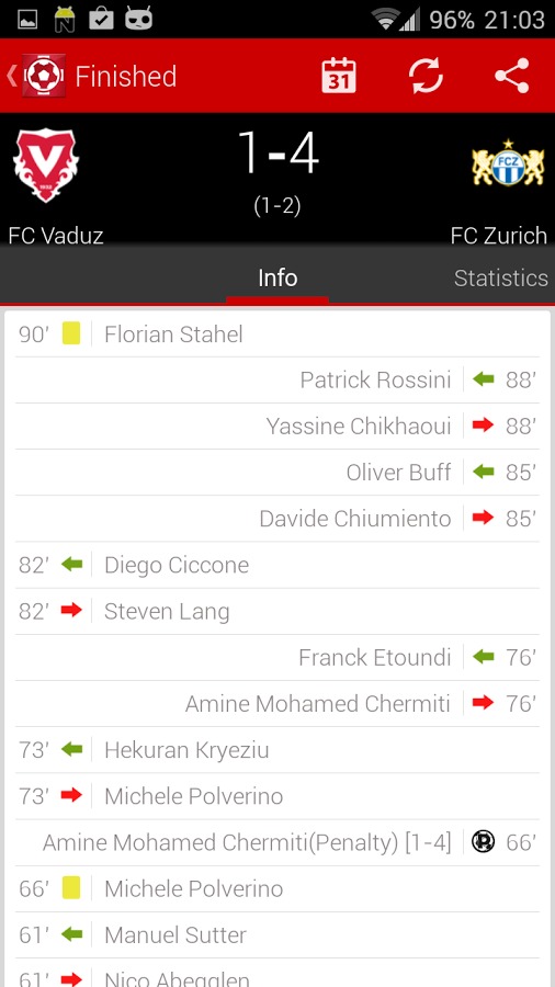 Swiss football - Super League截图5