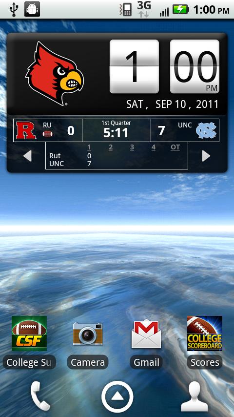 Louisville Cards Live Clock截图5