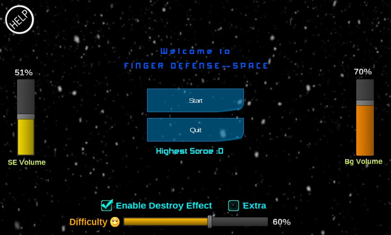Finger Defense - Space截图1