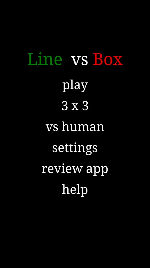 Line vs Box. Dots and Boxes截图1