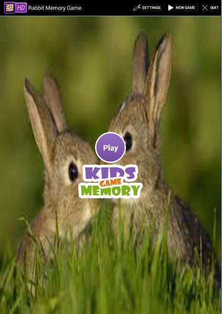 Rabbit Memory Game截图1