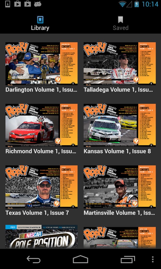 ROAR! weekly race magazine截图1