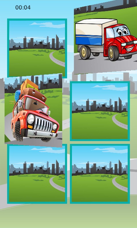 Cars Memory Puzzle截图2