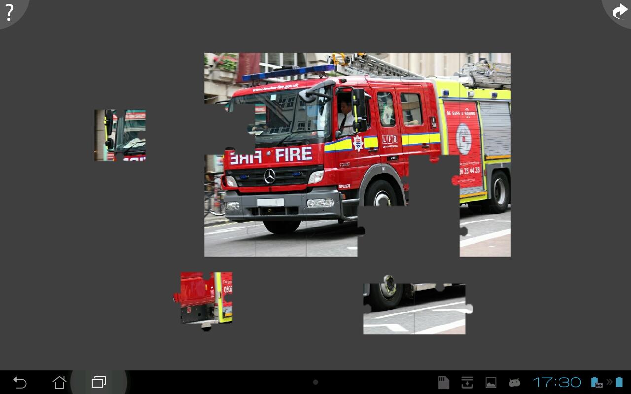 Fire Truck Jigsaw Puzzle截图3