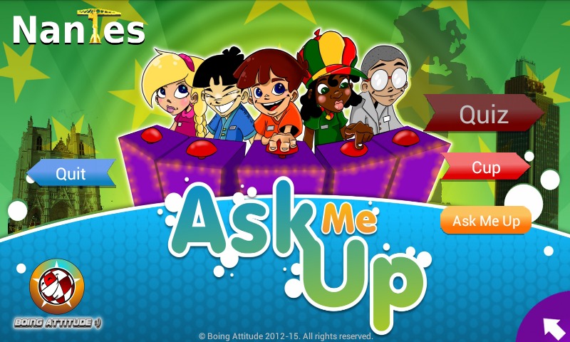 AskMeUp Nantes quiz截图1