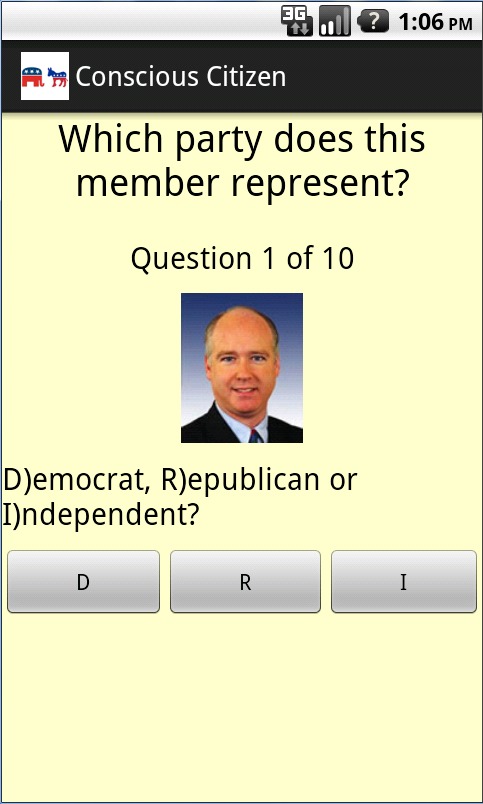 Know Your Rep. Quiz game截图1