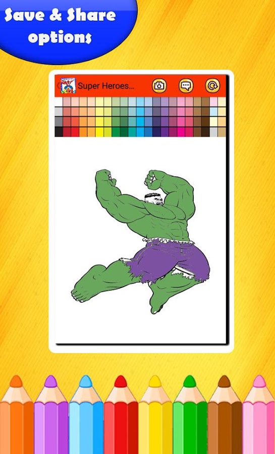 Super Heroes Coloring Book截图3