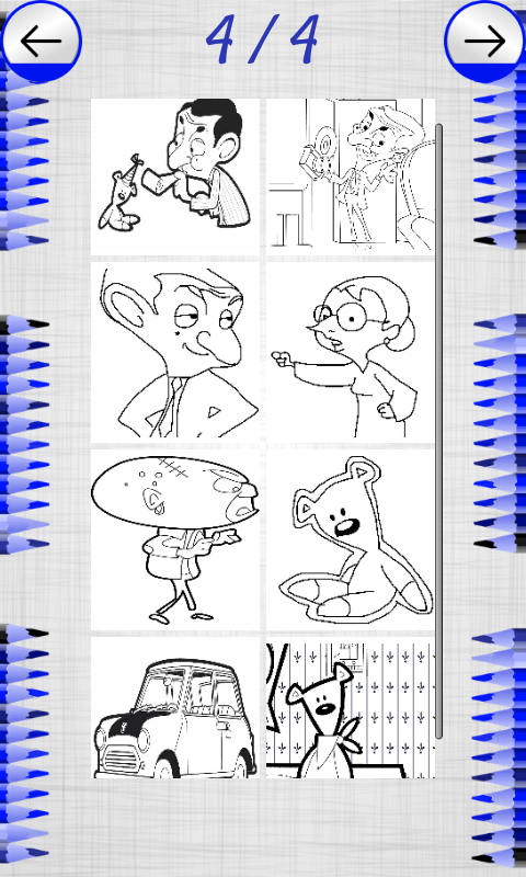 Coloring For Kids - Mister Bean截图3