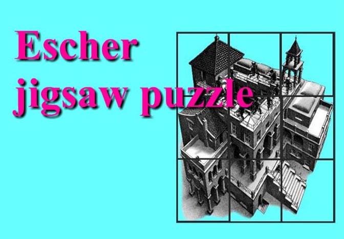 Escher Jigsaw puzzle 2截图2