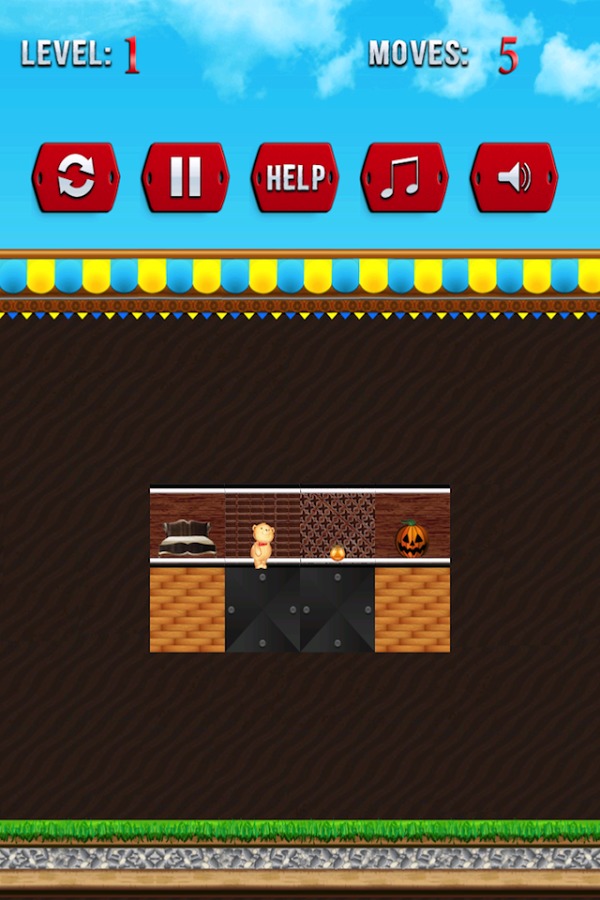 Grumpy Teddy Bear Puzzle King截图2