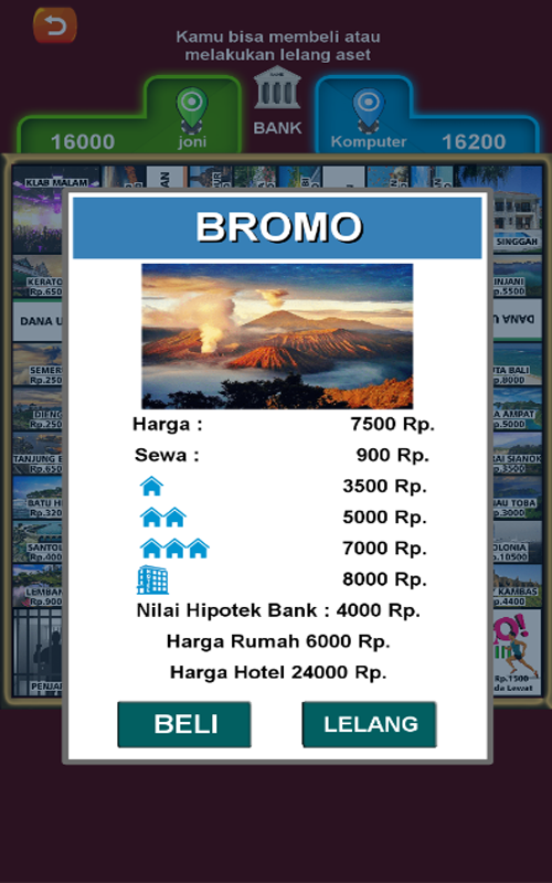 Monopoli Indonesia Karton截图4