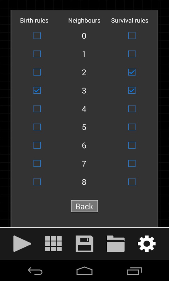 Conway's Game of Life截图5