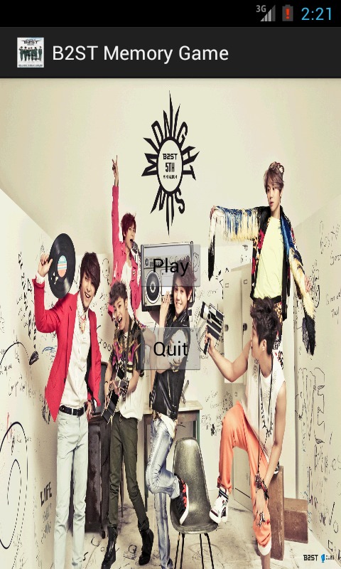 B2ST Memory Game截图1