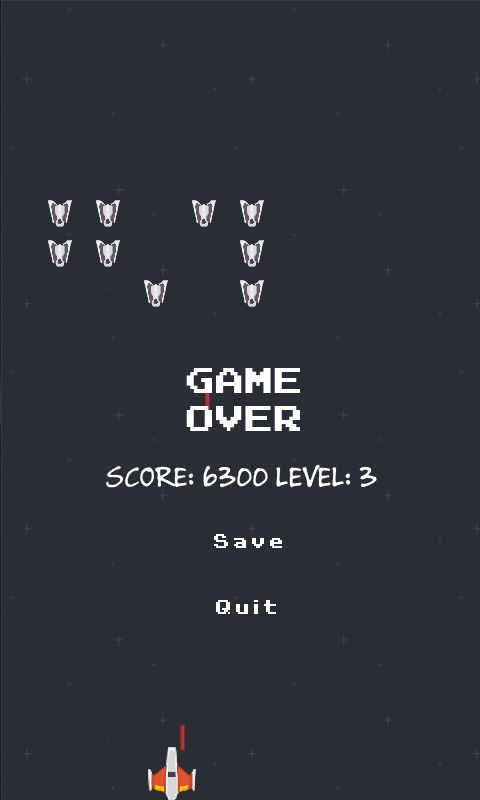 Space Invaders 2D截图4